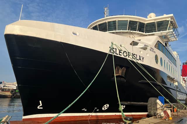 Isle of Islay at the Cemre shipyard in Turkey
