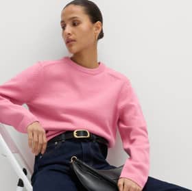 Beat ‘Blue Monday’ with this pop of pink jumper from M&S
