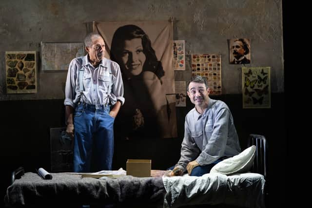 Ben Onwukwe and Joe McFadden in The Shawshank Redemption