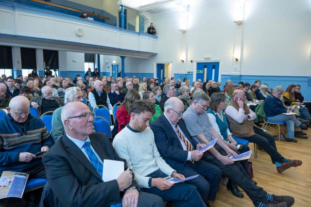 Around 200 people attended the event.