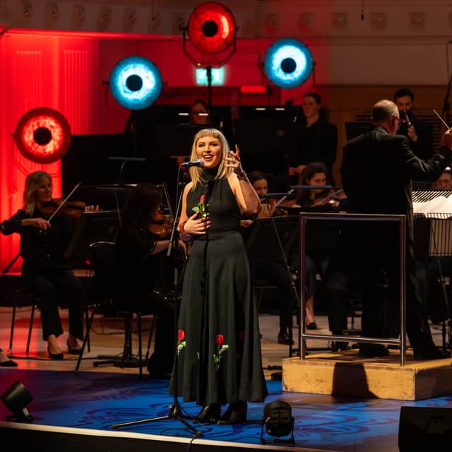 Róisín McCarney performs at Burns Night 2026, which will be broadcast on BBC One, BBC Scotland and Radio Scotland.