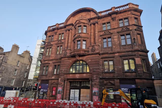 The King's Theatre facade is visible for the first time in years.