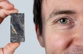 The 410 million year-old fossil, Prototaxites, discovered in Rhynie, Aberdeenshire. PIC: Neil Hanna