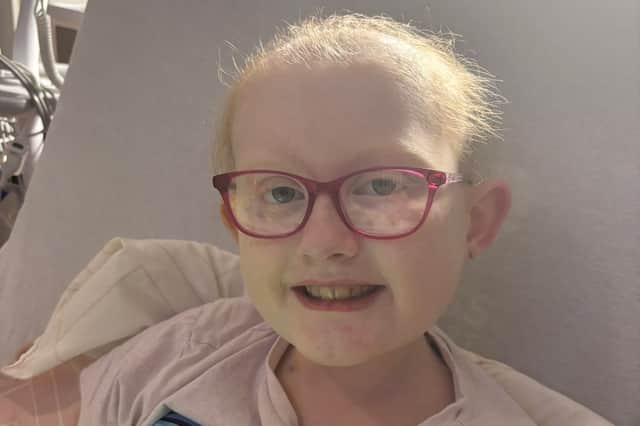Ava Ferguson in hospital