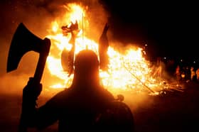The annual Up Helly Aa Festival in Lerwick is a reminder of Shetland's Scandinavian links (Picture: Carl De Souza)
