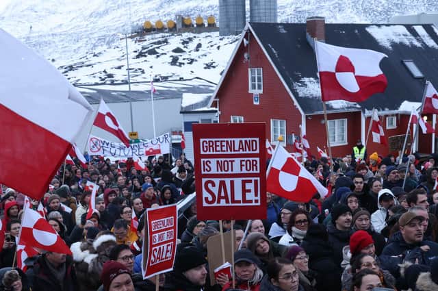 Meltwater and ice are pouring off Greenland, raising global sea levels by a millimetre every year (Picture: Sean Gallup)