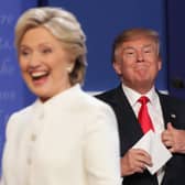Donald Trump's behaviour during televised debates with Hillary Clinton ahead of the 2016 US presidential election gave an insight into his character (Picture: Chip Somodevilla)