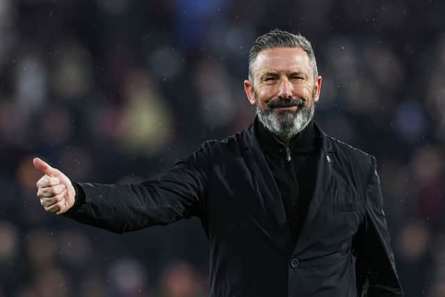 Derek McInnes gave Hearts' efforts the thumbs up after the 2-2 draw with Celtic.
