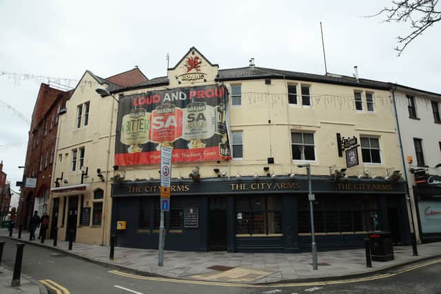 The City Arms pub in Cardiff is a regular Six Nations haunt.