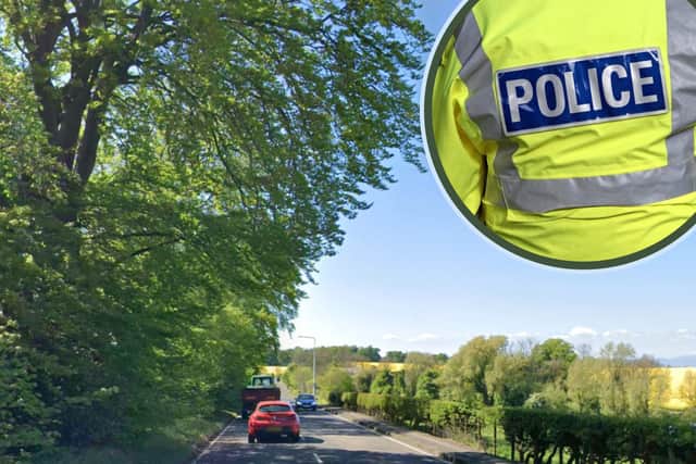 The B9080 between Bridgend and Threemiletown is closed and drivers are being asked to avoid the area.