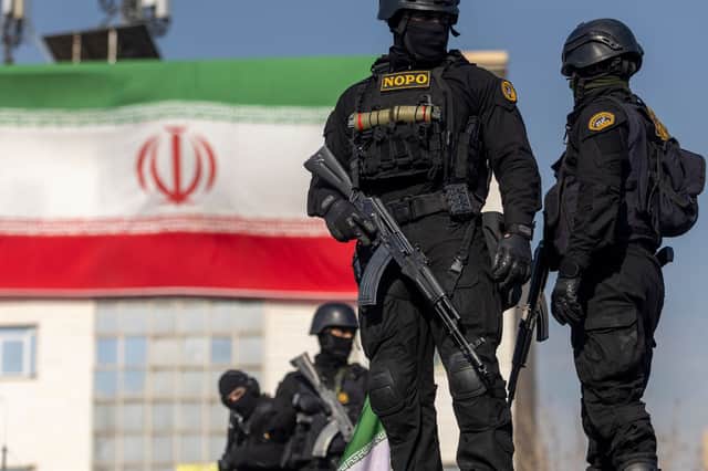 Iran's security forces have been killing large numbers of their own people amid anti-government protests (Picture: stringer)