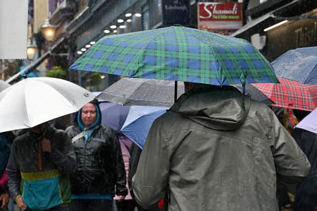 Much of Scotland are facing rainy and icy conditions