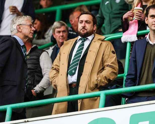 Hibs chairman Ian Gordon.