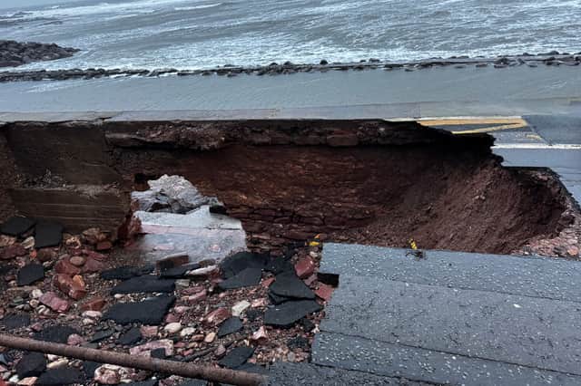 The giant sinkhole opened on Friday