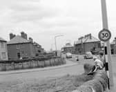 A view of Danderhall Village in July 1964.