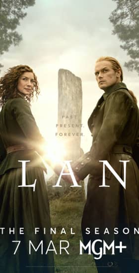 The final season of Outlander will begin streaming from March. 