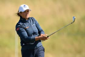 Michele Thomson pictured in action during the AIG Women's Open at Muirfield in 2022 