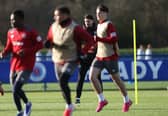 How could Danny Rohl's Rangers strongest starting XI look come the morning of February 3? Cr: SNS Group.