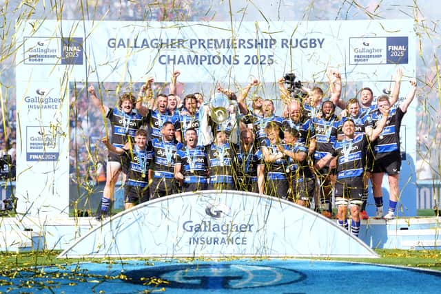 Josh Bayliss helped Bath with the Premiership last season.