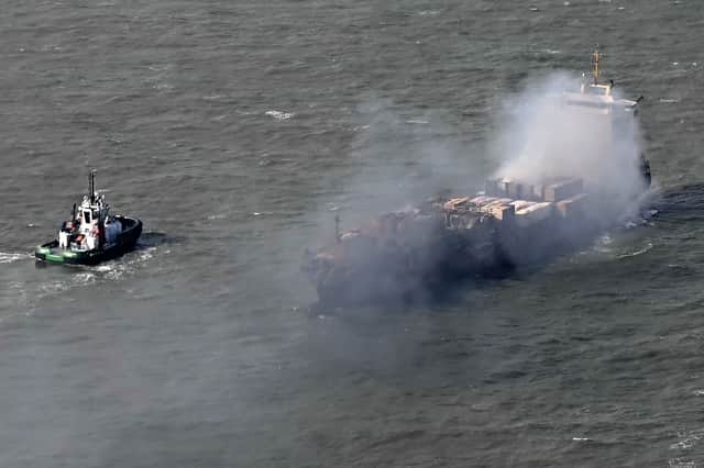 The Solong cargo ship collided with the Stena Immaculate last March