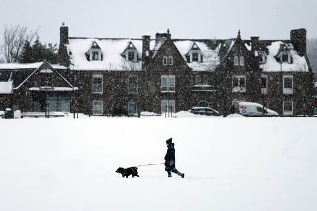The Met Office has issued a yellow weather warning for snow