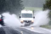 Traffic goes through flooding 