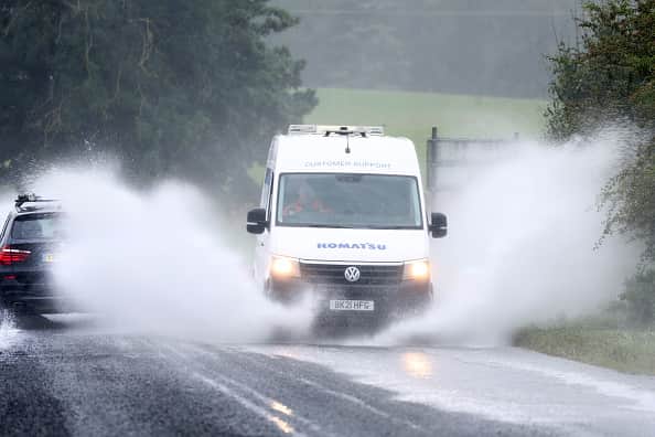 The Met Office has warned of difficult driving conditions 