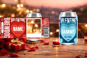 Brewdog's personalised cans have arrived just in time for Valentine's Day