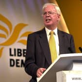 Jim Wallace pictured in 2002 when he was Deputy First Minister and leader of the Scottish Liberal Democrats (Picture:  Michael Stephens)