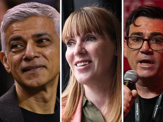 Three of the potential candidates to become the next Labour leader.