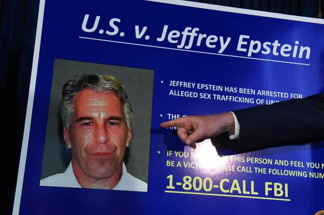 A US Attorney announced charges of sex trafficking of minors and conspiracy to engage in sex trafficking of minors against Jeffery Epstein in 2019 (Photo by Stephanie Keith)