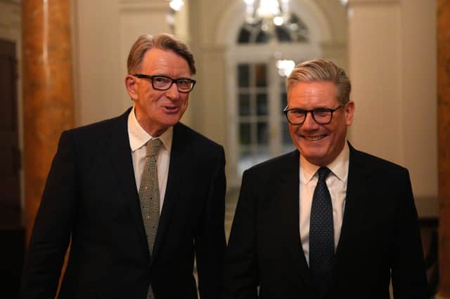 Keir Starmer and Peter Mandelson (Picture: Carl Court)