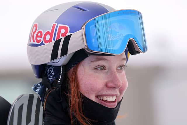 Scotland's Kirsty Muir is in contention for a medal at the Winter Olympics today.