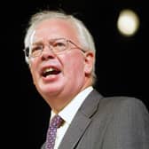  Jim Wallace giving a speech at the Liberal Democrat party conference in Brighton