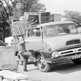 Prestonpans scrap dealer Sam Burns in July 1963.