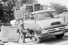 Prestonpans scrap dealer Sam Burns in July 1963.