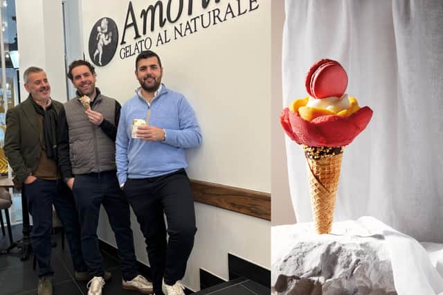 The Crolla family welcomes Amorino to Edinburgh.