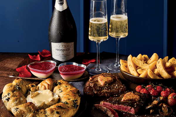 Morrisons will deliver a lavish meal for two to your door just in time for Valentine's night