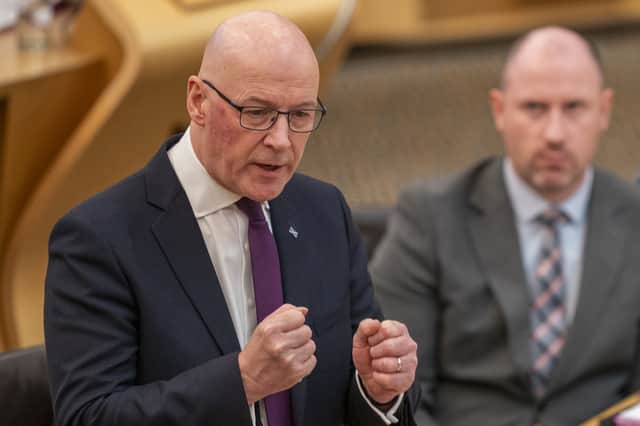 First Minister John Swinney