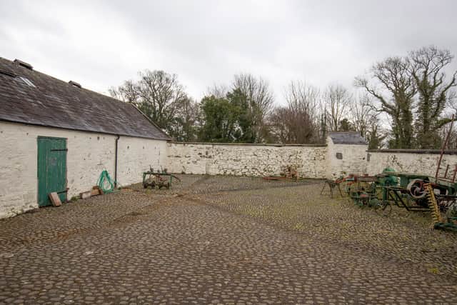 A view of the courtyard today