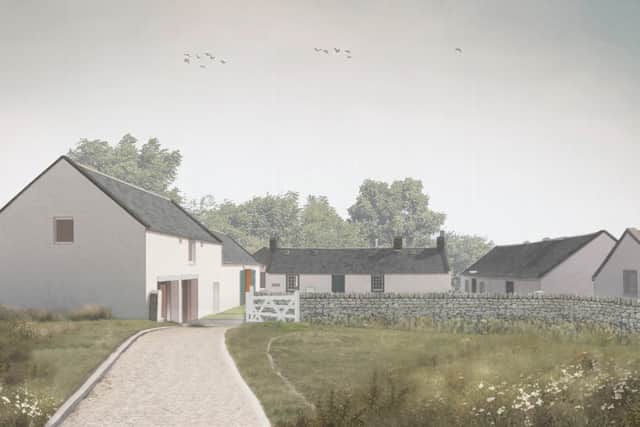 An artist impression of the restored Ellisland, with fundraising for the £12m project underway