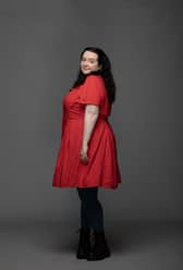 Ashley Storrie stars in the new season of BAFTA winning Dinosaur, which she co-wrote with Matilda Curtis, on BBC Scotland, BBC iPlayer and BBC Three.