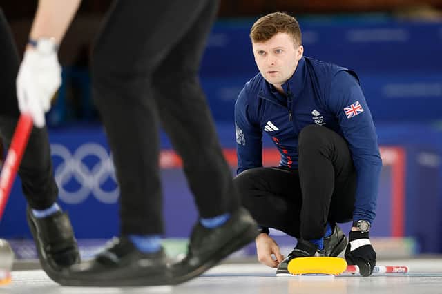 Bruce Mouat's team have two games today at the Winter Olympics.