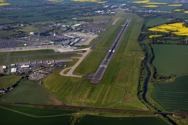 The four-month runway resurfacing project is due to finish in March
