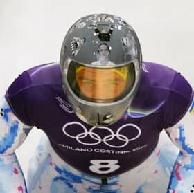  Ukrainian skeleton athlete Vladyslav Heraskevych, who has been disqualified from the Olympics.