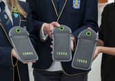 Mobile phones have to be locked in pouches at Portobello and Queensferry hIgh schools


