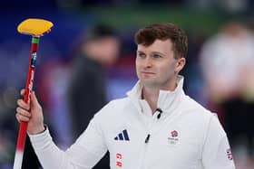 Bruce Mouat has a crucial game in the curling today.