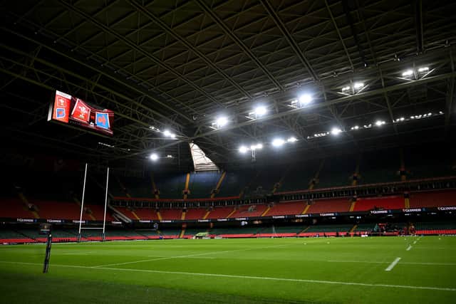 The Principality Stadium in Cardiff will host Wales v Scotland in the Six Nations on Saturday.