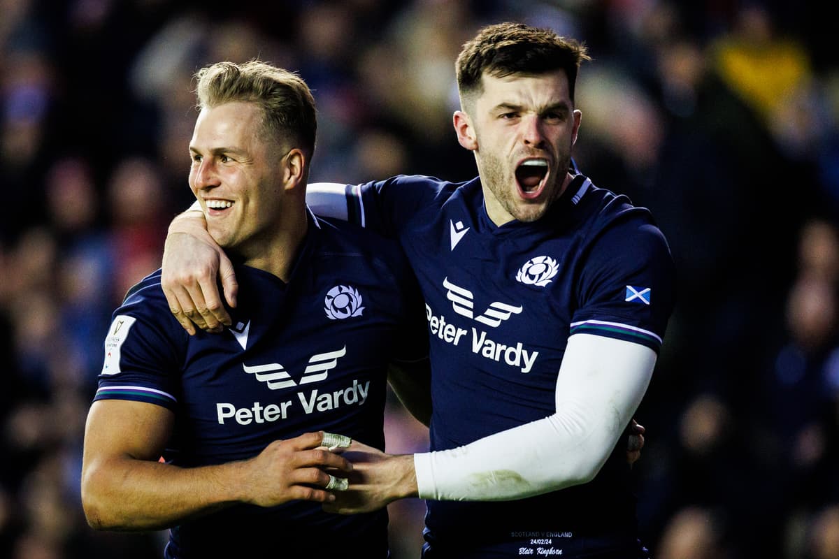Die Six-Nations-Rückkehrer Blair Kinghorn und Duhan van der Merwe wurden ...
