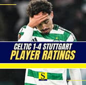 How we rated the performance of each Celtic player in the defeat to Stuttgart in the Europa League last 16 playoff. Cr: SNS Group.